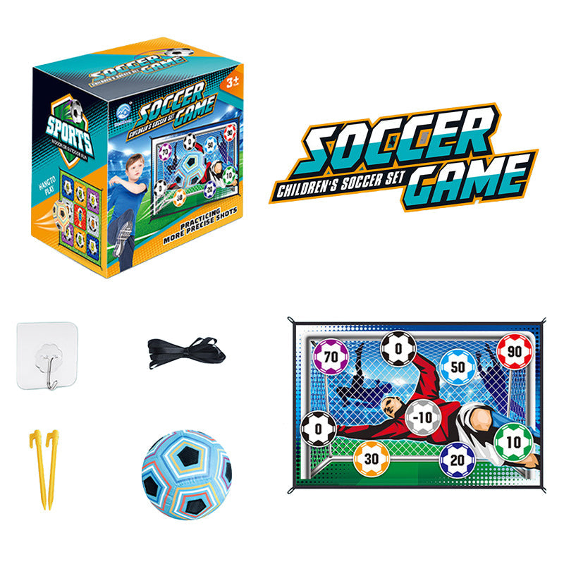 Hook and Loop Soccer Target Game 59 x 39 inch Set of 3 Blue 2