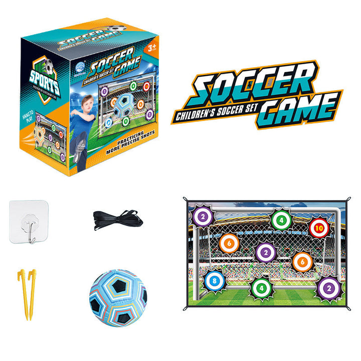 Hook and Loop Soccer Target Game 59 x 39 inch Set of 3 Blue 3