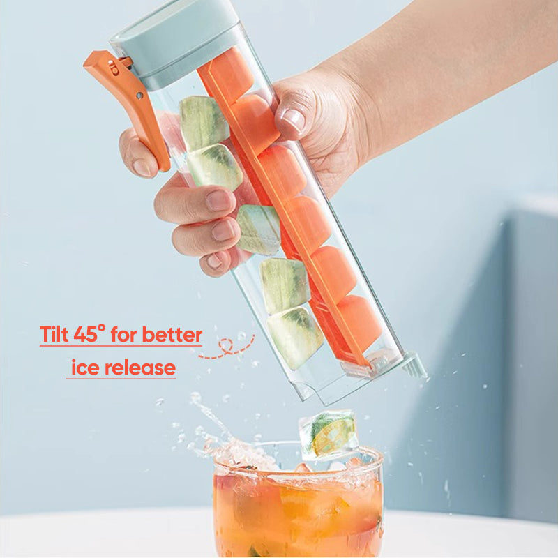 Ice Cube Trays with Lid and Press Release 6 Cubes 4