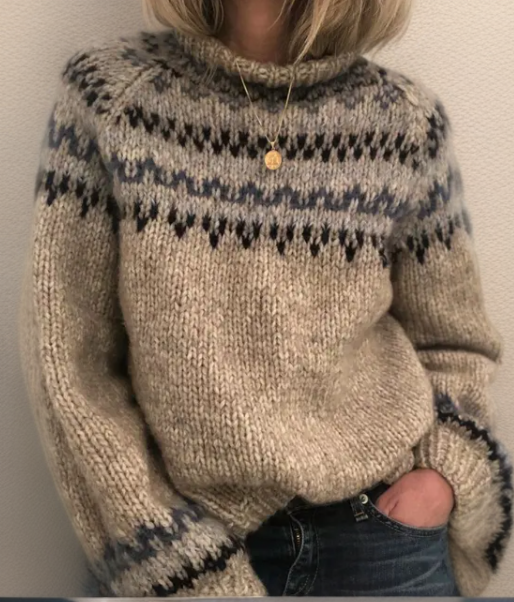 ICELANDIC-STYLE KNIT SWEATER | TIMELESS WARMTH WITH EVERYDAY COMFORT