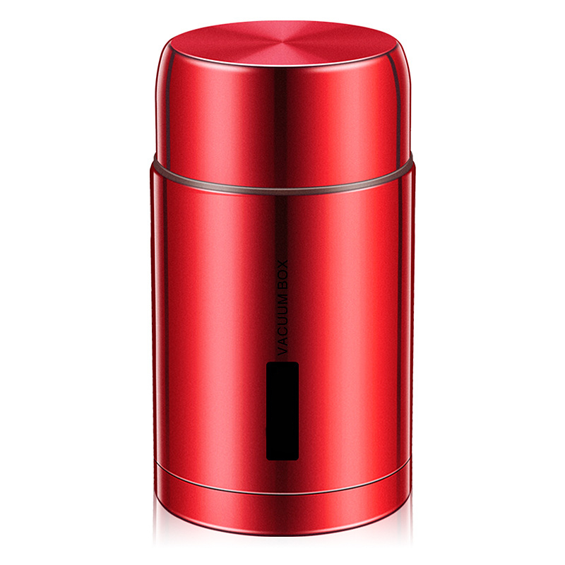Insulated Food Jar Stainless Steel 800 ml Red 1