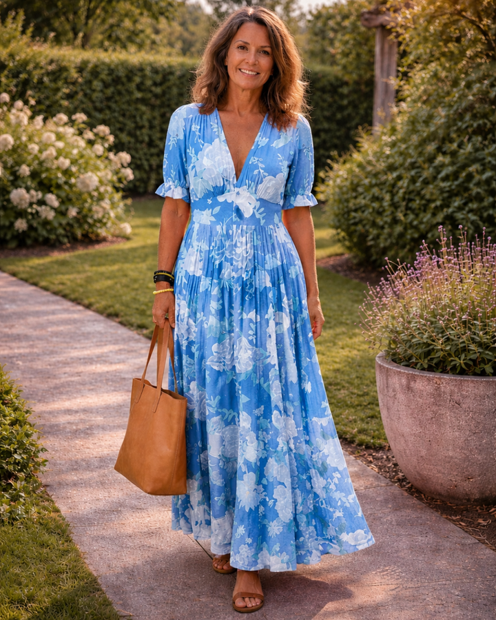 LUCILLE | FORGIVING DRAPE SUMMER DRESS