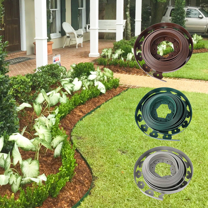 Landscape Edging Roll 32.8 ft with 30 Spikes 1