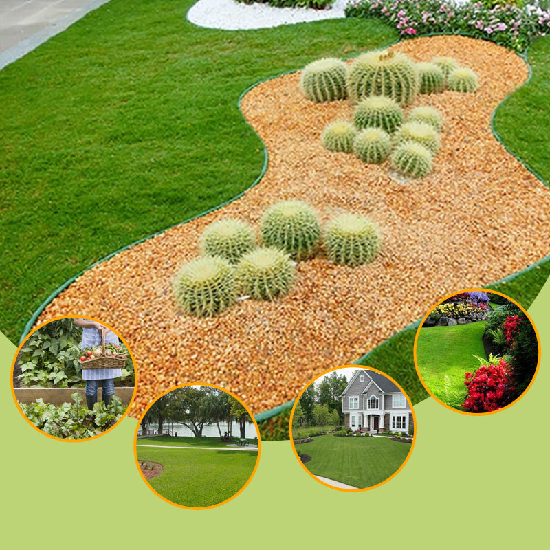 Landscape Edging Roll 32.8 ft with 30 Spikes 2
