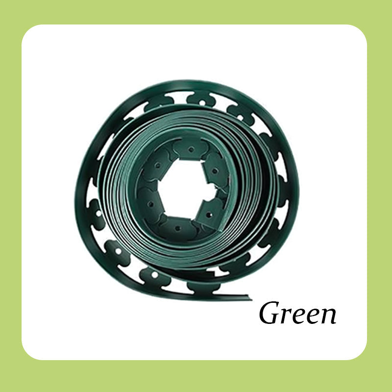 Landscape Edging Roll 32.8 ft with 30 Spikes Green 1