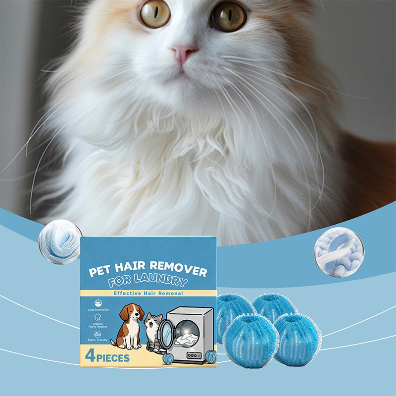 Laundry Balls for Pet Hair Reusable 1.4 Inch Blue 1