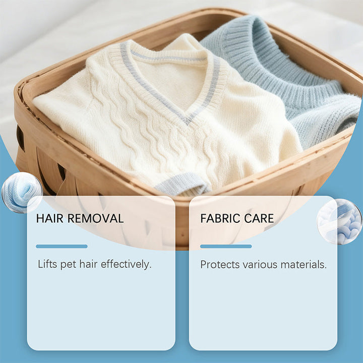 Laundry Balls for Pet Hair Reusable 1.4 Inch Blue 3