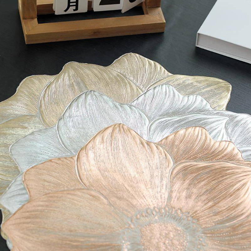 Lotus Placemats Set of 10 15 Inch Round 3