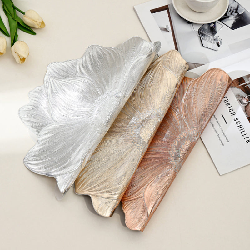 Lotus Placemats Set of 10 15 Inch Round 5