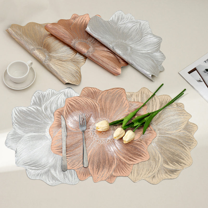 Lotus Placemats Set of 10 15 Inch Round 7