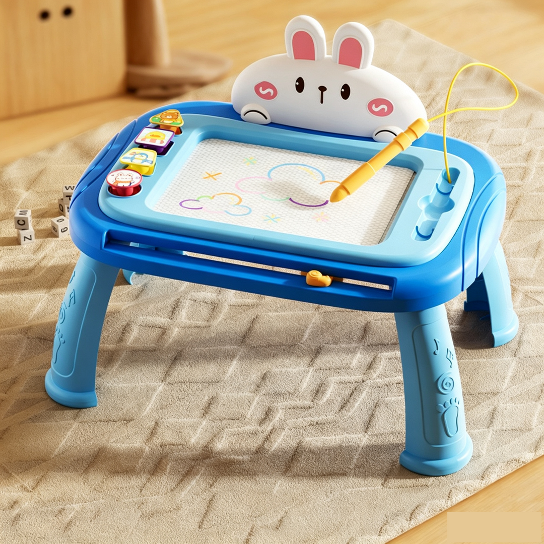Magnetic Drawing Board for Kids 11.7 x 8.2 Inches Blue 1