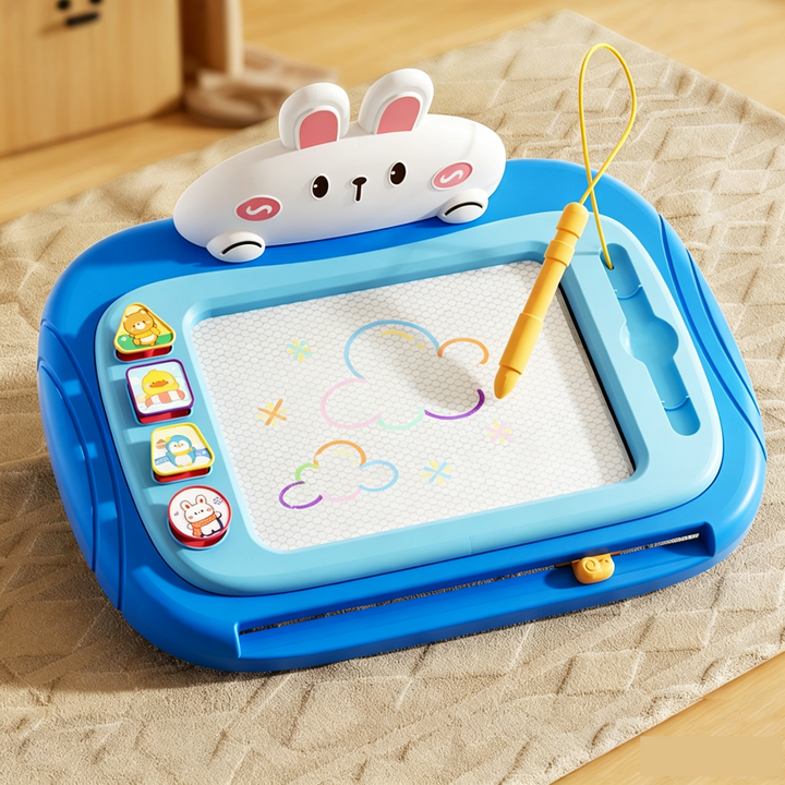 Magnetic Drawing Board for Kids 11.7 x 8.2 Inches Blue 2