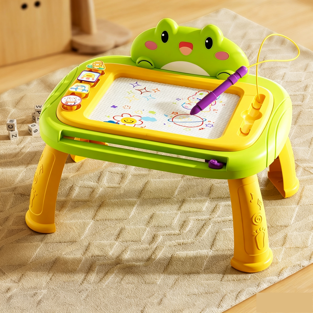 Magnetic Drawing Board for Kids 11.7 x 8.2 Inches Green 1