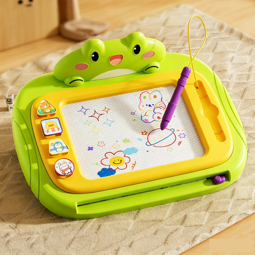 Magnetic Drawing Board for Kids 11.7 x 8.2 Inches Green 2