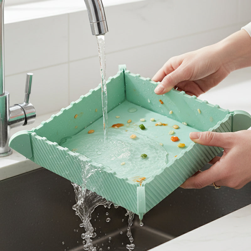 Magnetic Silicone Trivet Foldable Pot Mat Set of 2 6