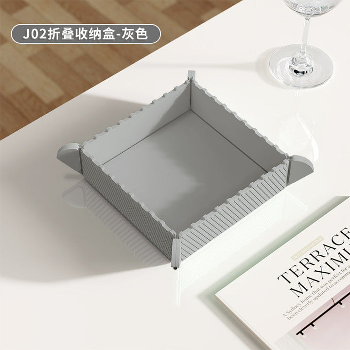 Magnetic Silicone Trivet Foldable Pot Mat Set of 2 Gray 1