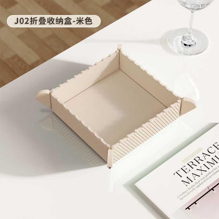 Magnetic Silicone Trivet Foldable Pot Mat Set of 2 White 1
