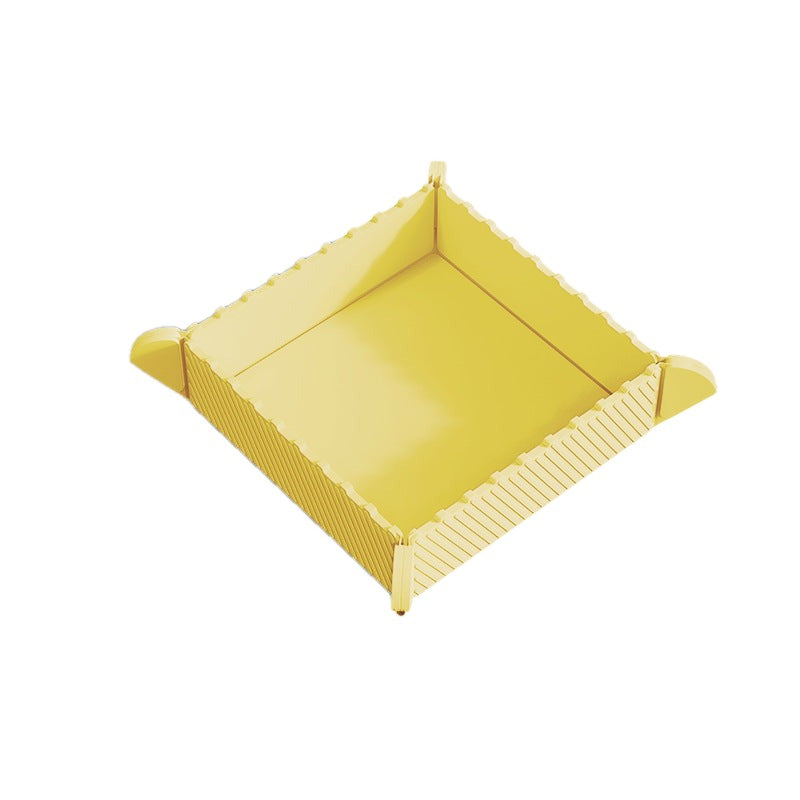 Magnetic Silicone Trivet Foldable Pot Mat Set of 2 on white