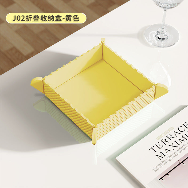 Magnetic Silicone Trivet Foldable Pot Mat Set of 2 Yellow 1