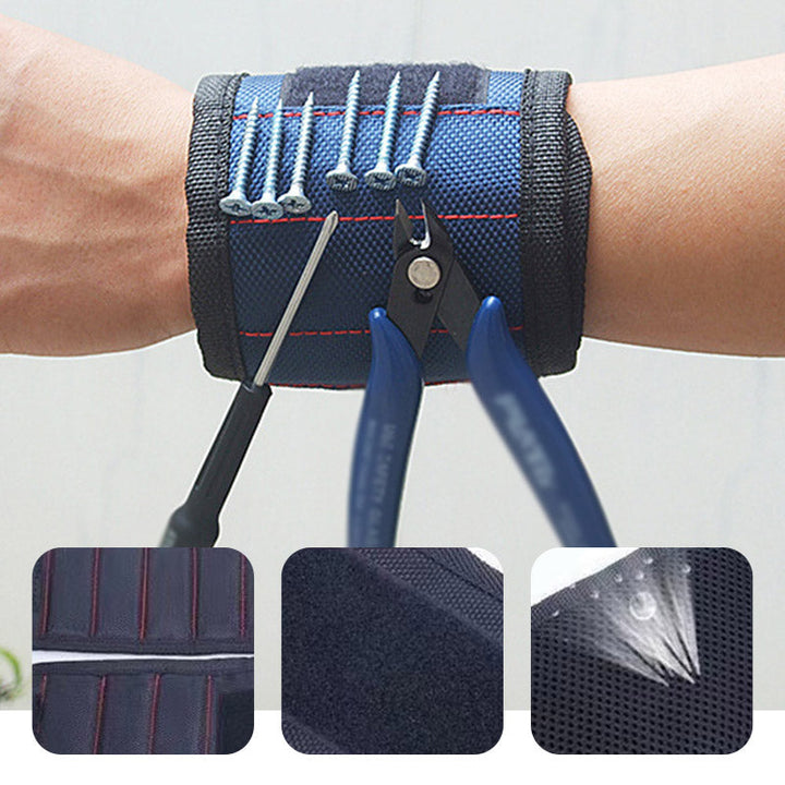 Magnetic Wristband for Screws and Nails 2