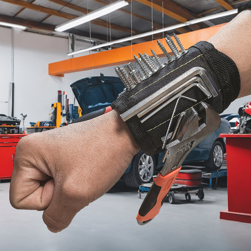 Magnetic Wristband for Screws and Nails 4