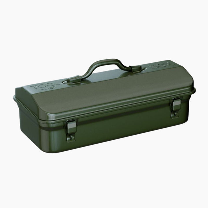 Metal Tool Box Army Green with Handle Medium 1