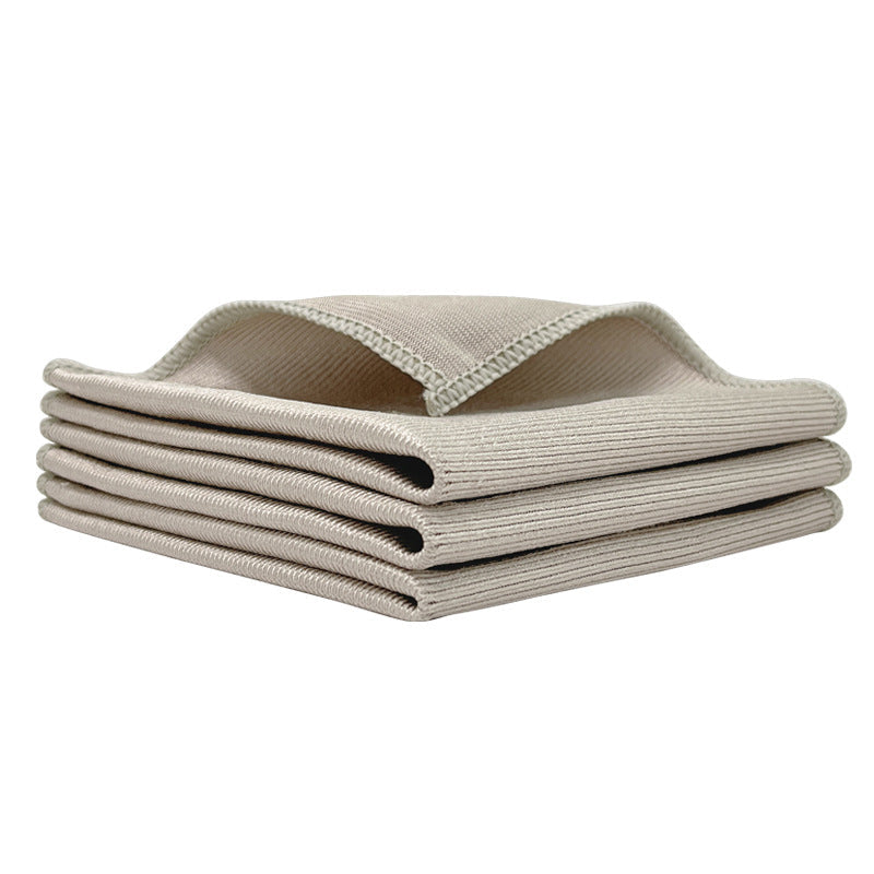 Microfiber Cleaning Cloths 15.7 x 23.6 Inch Set of 6 Brown 1