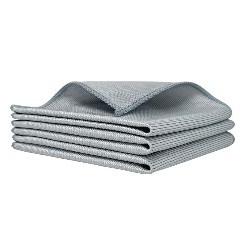 Microfiber Cleaning Cloths 15.7 x 23.6 Inch Set of 6 Gray 1