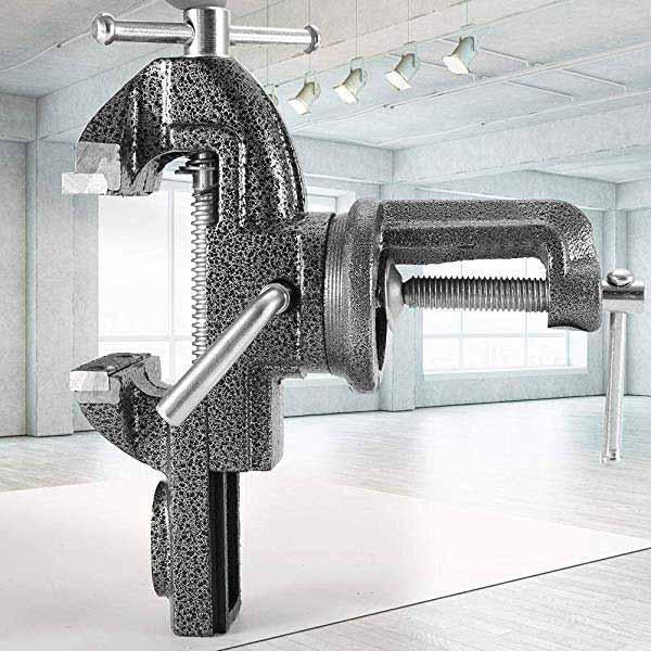 Mini Bench Vise Clamp On with 360 Degree Swivel 1