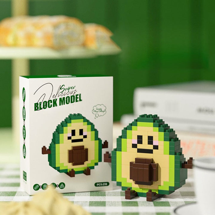 Mini Building Blocks Food Model Kit Set of 2 Avocado 1