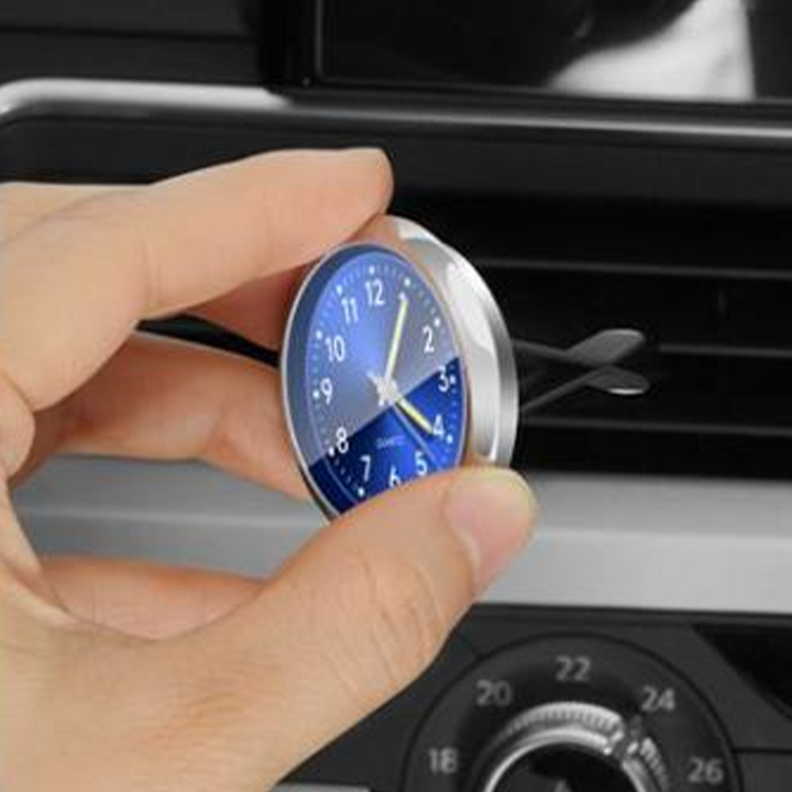 Mini Dashboard Clock 1.6 in Metal Set of 3 3