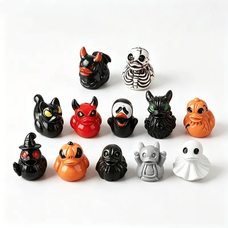 Mini Halloween Resin Duck Figurines 24 Pieces 1
