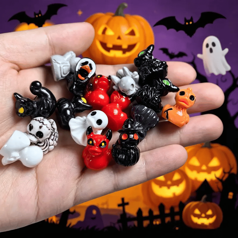 Mini Halloween Resin Duck Figurines 24 Pieces 3