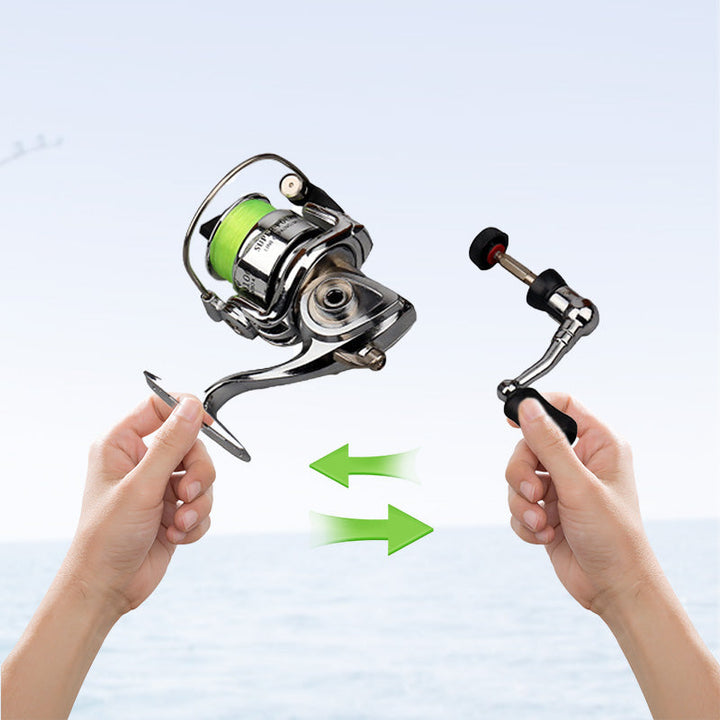 Mini Pocket Fishing Rod and Reel Combo Aluminum Set of 3 5