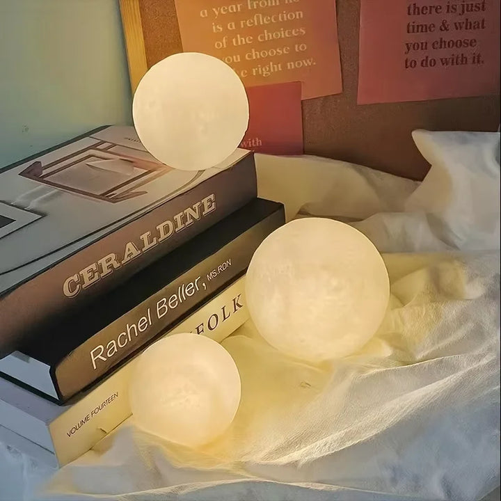 Moon Night Light 3.1 Inch Ball on Stand Button Cell Set of 3 5