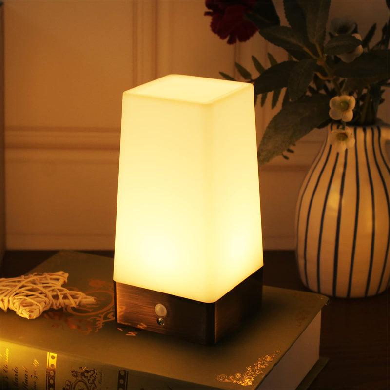 Motion Sensor LED Table Lamp 6.1 Inch Wireless Warm Set of 3 4