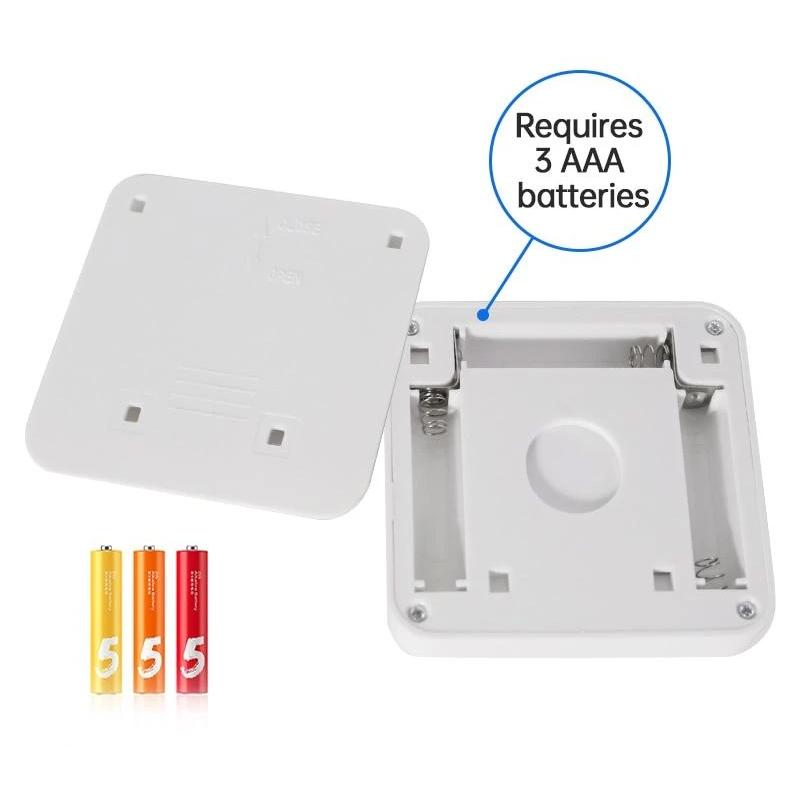 Motion Sensor Night Light Square 3.1 Inch Stick On Set of 3 5