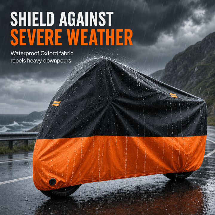 Motorcycle Cover Oxford with Lock Holes 1