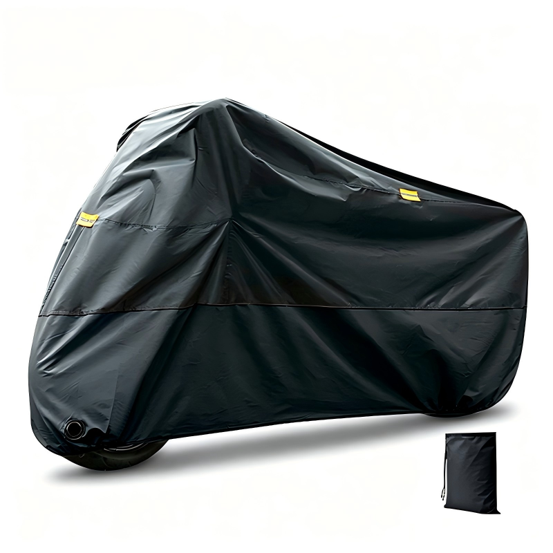 Motorcycle Cover Oxford with Lock Holes Black 1