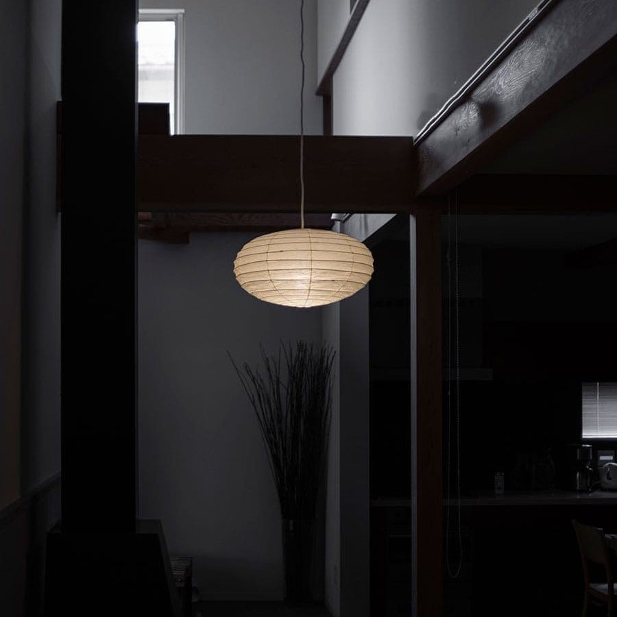 Mulberry Paper Lantern Pendant Light Round White 19.7 in Set of 2 7