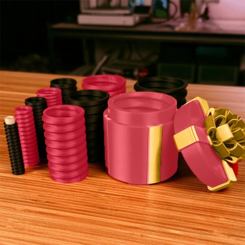 Nested Screw Gift Box 10 Layers 2.95 x 2.95 x 3.35 inch 4