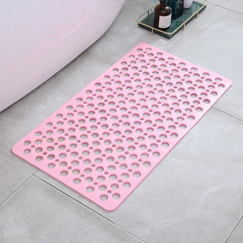 Non Slip Shower and Bathtub Mat with Suction Cups Pink 1