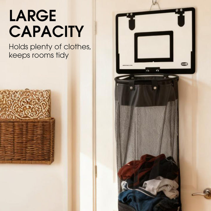 Over the Door Basketball Hoop Laundry Hamper Set of 2 1