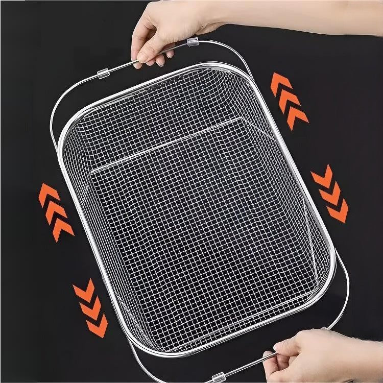 Over the Sink Dish Drying Rack Stainless Steel Mesh 3