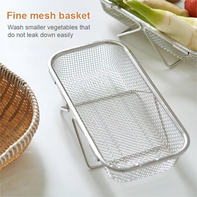 Over the Sink Dish Drying Rack Stainless Steel Mesh 5