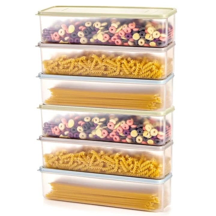 Pasta Storage Containers with Lids 1.3 L Set of 3 10