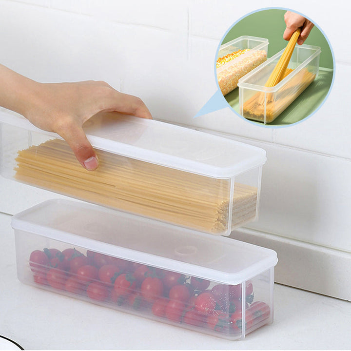 Pasta Storage Containers with Lids 1.3 L Set of 3 3