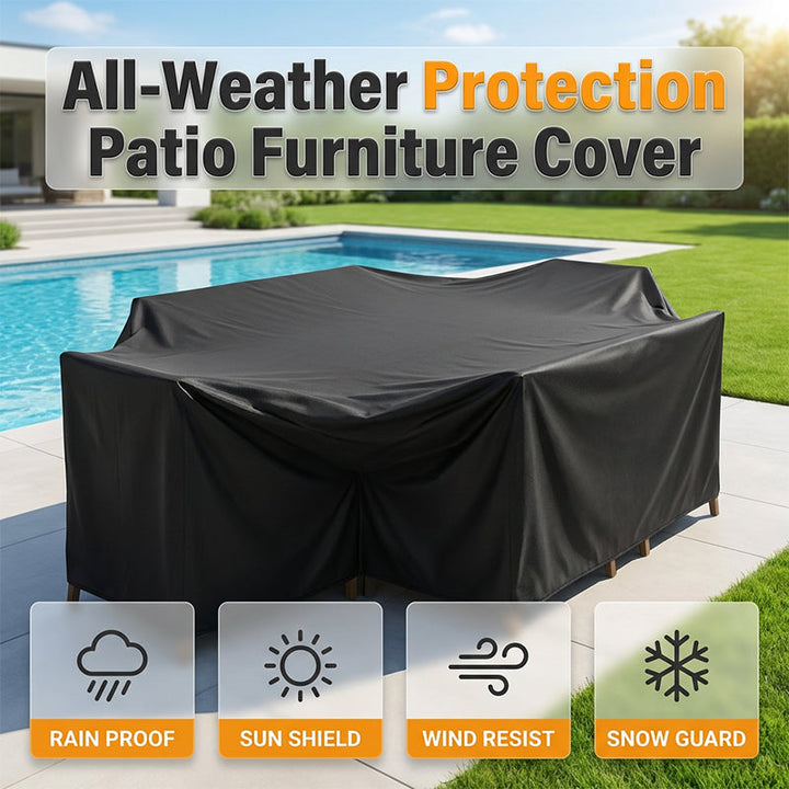 Patio Furniture Cover 210D Oxford Waterproof 1
