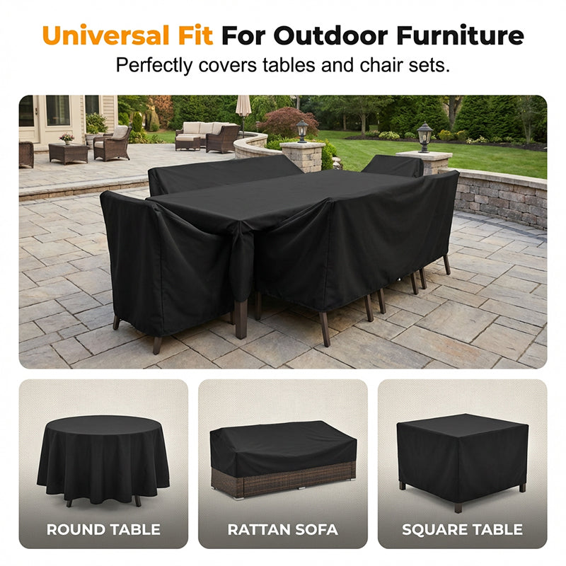 Patio Furniture Cover 210D Oxford Waterproof 5