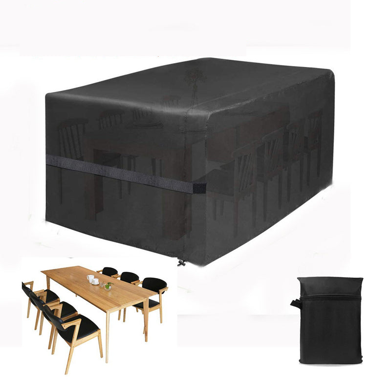 Patio Furniture Cover 210D Oxford Waterproof Black 1